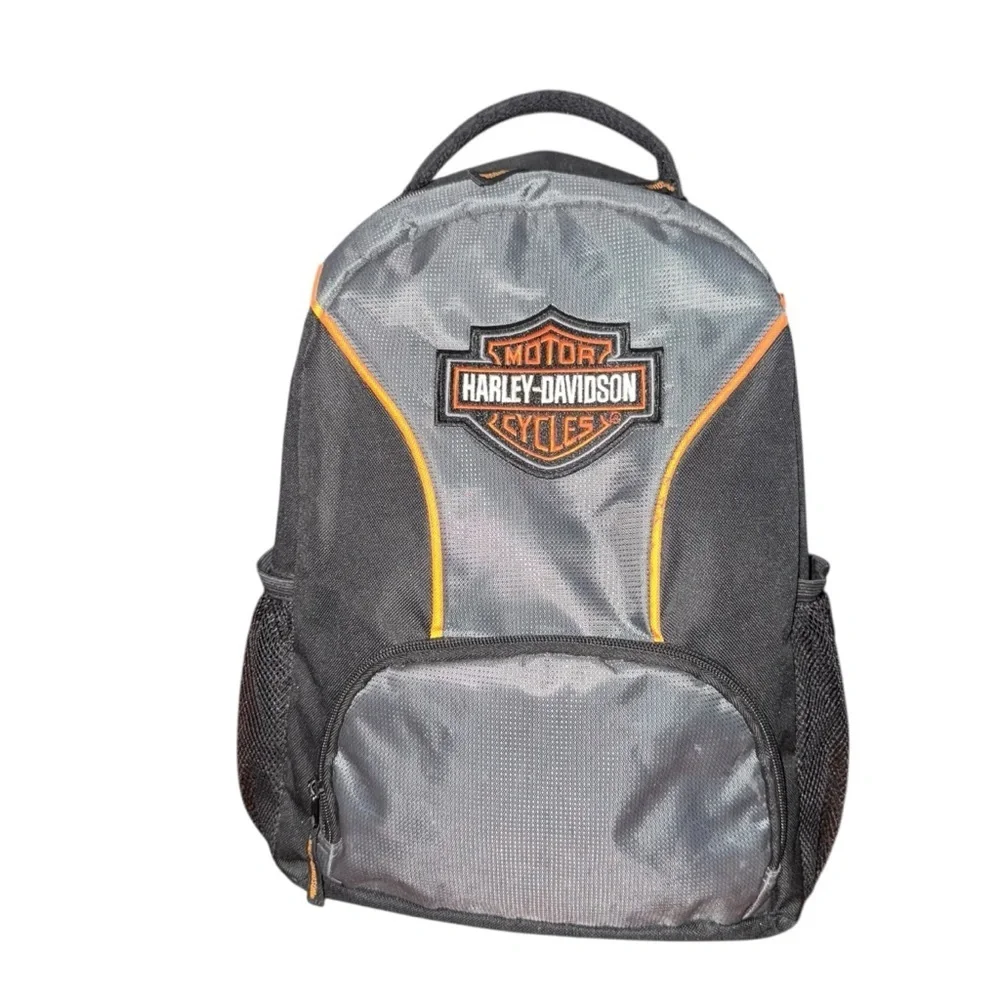 Harley-Davidson Backpack NWOT | Black & Orange Bar & Shield Logo | 14x11x5